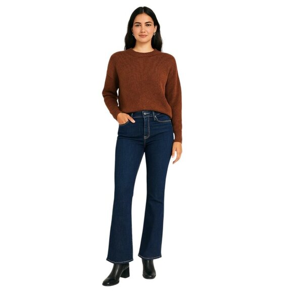 Vince Bootcut Jeans Size 29 Dark Wash Stretch Denim Made in USA - Picture 2 of 10